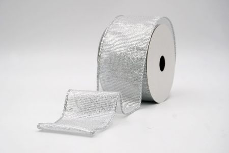 Ruban filé métallique et transparent argenté_festif_KF9657G-1S