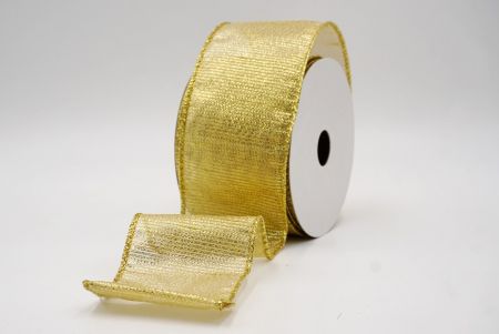Ruban filé métallique et transparent doré_festif_KF9657G-2
