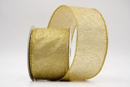 Ruban filé métallique et transparent doré_festif_KF9658G-13