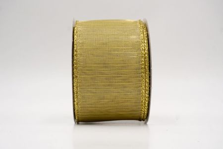 Ruban filé métallique et transparent doré_festif_KF9659G-13