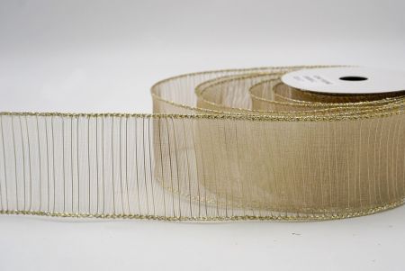 Lt.Gold_Festive Ruban filaire métallique et transparent_KF9659GV-2