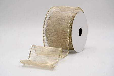 Lt.Gold_Festive Ruban filaire métallique et transparent_KF9659GV-2