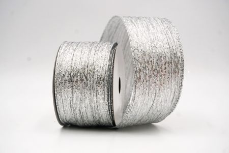 Grau Weiß Modern Metallic Glanz Drahtband_KF9663G-1
