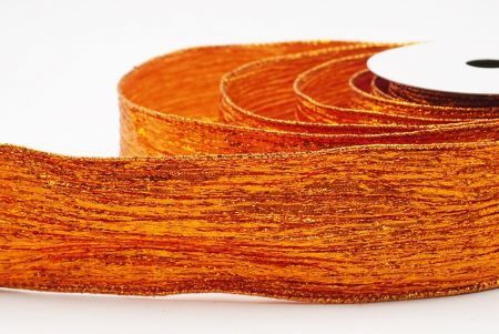 Orange Modern Metallic Glanz Drahtband_KF9663GZ-42