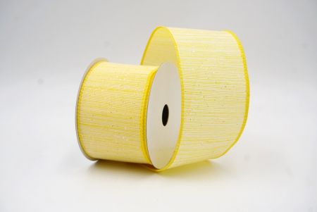 Gelb Glitzer Bonbonfarben Drahtband_KF9666GC-6-6