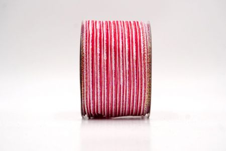 Κόκκινη Διαφανής_Γκλίτερ Λεπτή Ράγα Σατέν Κορδέλα_KF9692GN-7