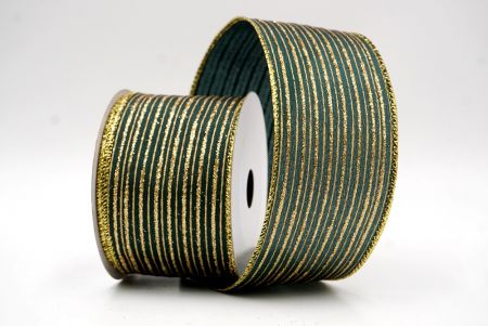 Πράσινη_Γκλίτερ Λεπτή Ράβδος Σατέν Κορδέλα_KF9697G-3