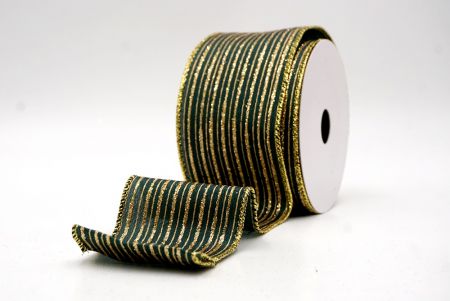 Πράσινη_Γκλίτερ Λεπτή Ράβδος Σατέν Κορδέλα_KF9697G-3