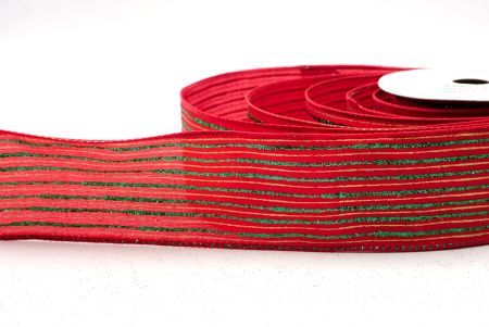 Κόκκινη_Γκλίτερ Λεπτή Ράβδος Σατέν Κορδέλα_KF9697GC-7-7
