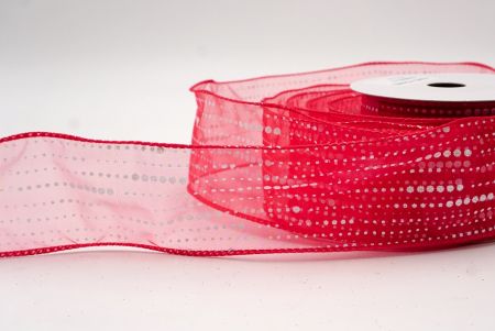 Red Sheer_Stripe Dot Pattern Wired Ribbon_KF9699GC-7-7