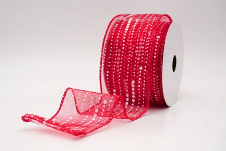 Red Sheer_Stripe Dot Pattern Wired Ribbon_KF9699GC-7-7