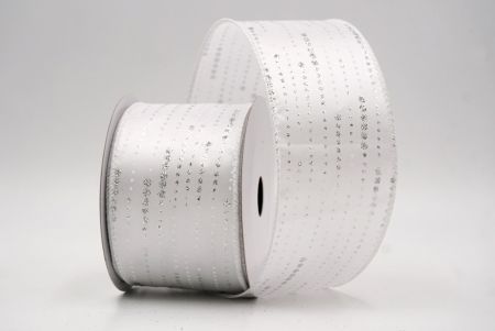 White/Silver_Stripe Dot Pattern Wired Ribbon_KF9701GC-1-1
