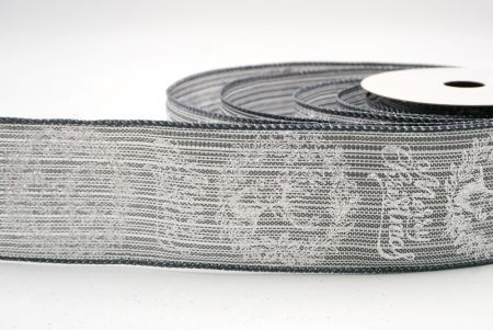 Gris_Ruban en fil de fer Renne Joyeux Noël_KF9734GC-50-123