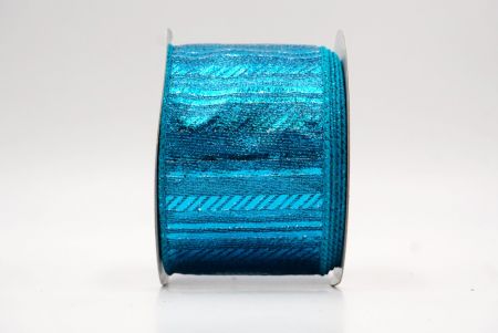 Blue_Shimmer Horizontal Bar Wired Ribbon_KF9742GC-55-55