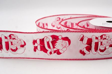 Ruban filaire de Père Noël joyeux et de sac à cadeaux_Blanche/Rouge_KF9757GC-1-7