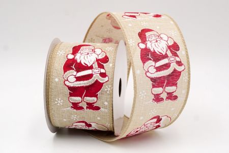 Ruban filaire de Père Noël joyeux et de sac à cadeaux_Kaki_KF9758GC-13-183