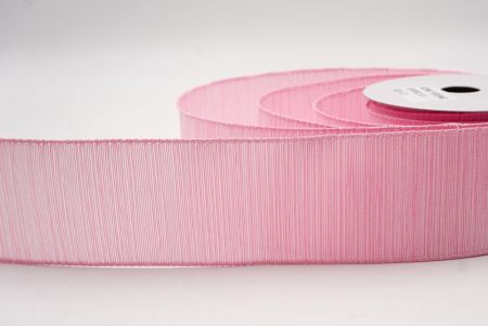 Ροζ_Παστέλ Χρώμα Ψεύτικη Λινάτσα Σατέν Κορδέλα_KF9787GC-5-5