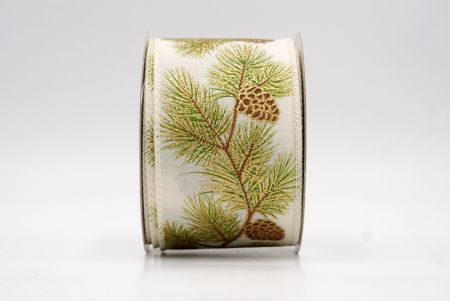 Krem_Wstążka druciana Pinecone & Berry Evergreen_KF9797GC-2-2