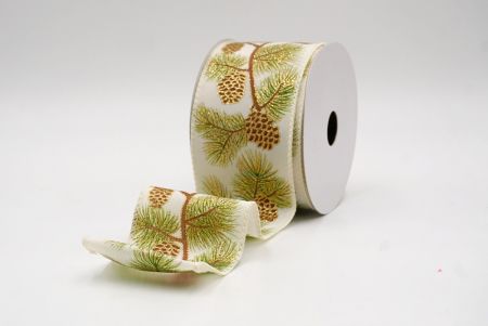 Krem_Wstążka druciana Pinecone & Berry Evergreen_KF9797GC-2-2