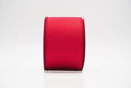 Ruban métallique sophistiqué scintillant rouge_KF9816GC-7-169