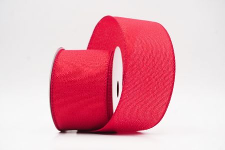 Ruban métallique sophistiqué scintillant rouge_KF9816GC-7-169