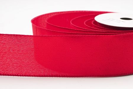 Ruban métallique sophistiqué scintillant rouge_KF9816GC-7-169