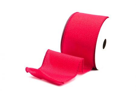 Ruban métallique sophistiqué scintillant rouge_KF9816GC-7-169