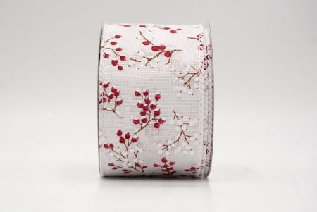 White_Frosted Berry Wired Ribbon_KF9837GC-1-1