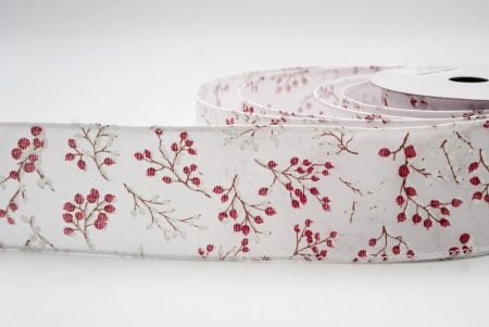 White_Frosted Berry Wired Ribbon_KF9837GC-1-1