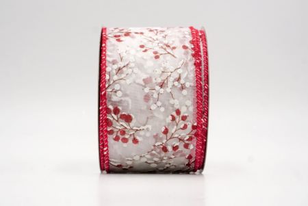 White/Red_Frosted Berry Wired Ribbon_KF9838GC-1-7