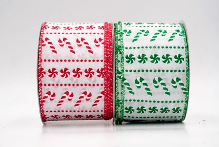 Glitter Candy Cane et Peppermint Vinctum Ribbons - Glitter Candy Cane et Peppermint Vinctum Ribbons