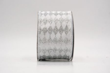 Black_Glitter Harlequin Pattern Wired Ribbon_KF9866GC-1-1