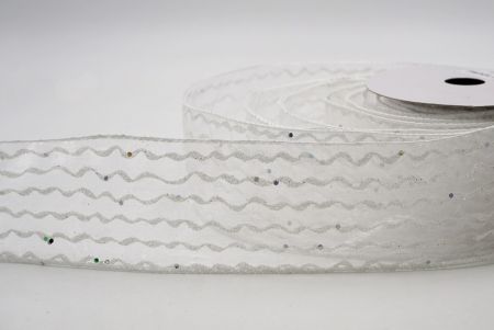 White Sheer_Glitter Vertical Wavy Stripe Wired Ribbon_KF9874GC-1-1