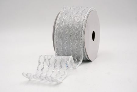 Silver Sheer_Glitter Vertical Wavy Stripe Wired Ribbon_KF9877GC-1-1