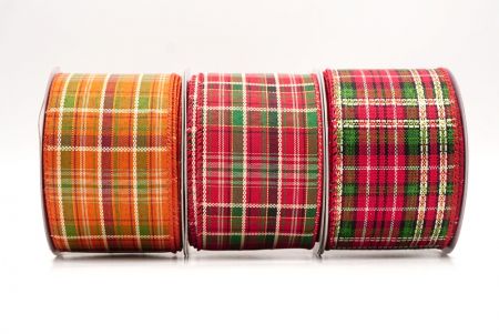 Classic Plaid and Check Wired Ribbon - Classic Plaid and Check Wired Ribbon