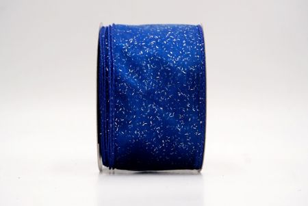 Blue Sheer_Solid Color Glitter Sprinkled Wired Ribbon_KF9890GC-56-151
