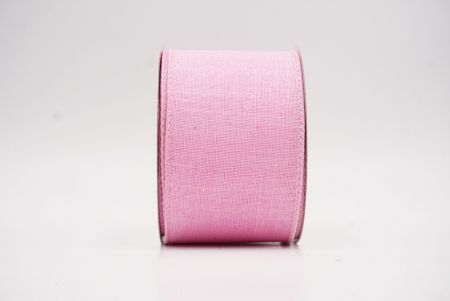 Pink Glitter Solid Colors Wired Ribbon_KF9891GC-5-5