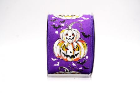 Ibolya Jack-O’-Lantern Halloween drótos szalag_KF9918GC-34-34