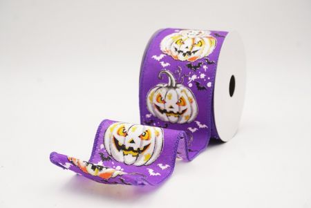 Ibolya Jack-O’-Lantern Halloween drótos szalag_KF9918GC-34-34