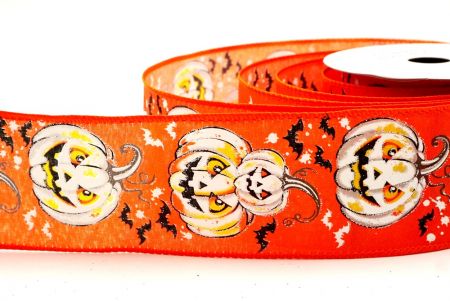 Narancs Jack-O’-Lantern Halloween drótos szalag_KF9918GC-54-54