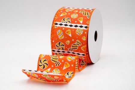 Чорний_Хелловінська змішана цукерка та стрічка з діамантовою смужкою_KF9919GC-54-54