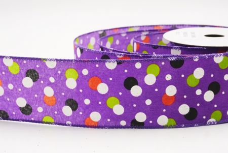 Ibolya Hátborzongató Halloween Pöttyös Drótos Szalag_KF9920GC-34-34