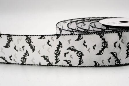 Білий_Страшний Хелловінський кажан Провідна стрічка_KF9926GC-1-53