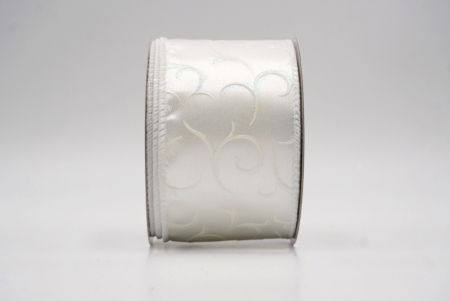 White_Metallic Foil Scroll Wired Ribbon_KF9940GC-1-1