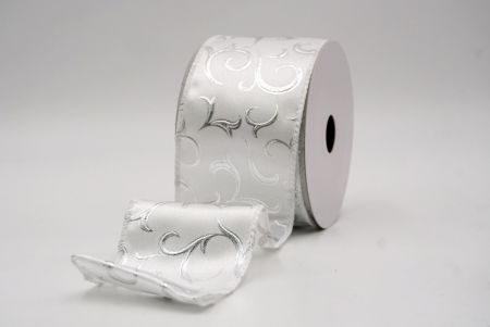 White_Metallic Foil Scroll Wired Ribbon_KF9941GC-1-1