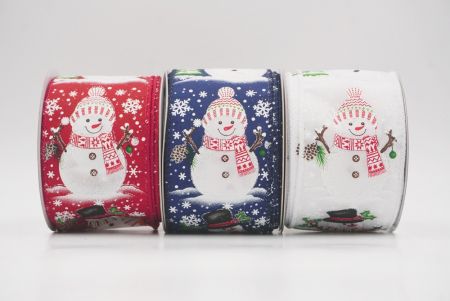 Fita Aramada Cenário de Natal do Boneco de Neve