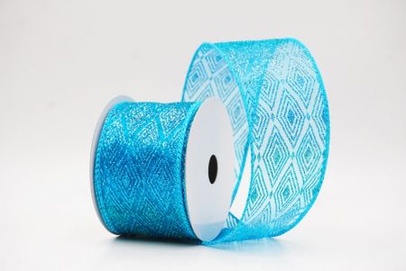 Cæruleus Luminis Glitter Diamond Nativitatis Filum Ribbons_KF9988GC-12-213