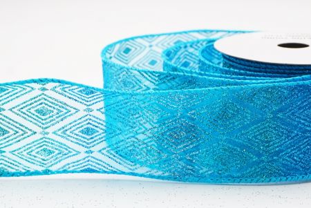 Cæruleus Luminis Glitter Diamond Nativitatis Filum Ribbons_KF9988GC-12-213