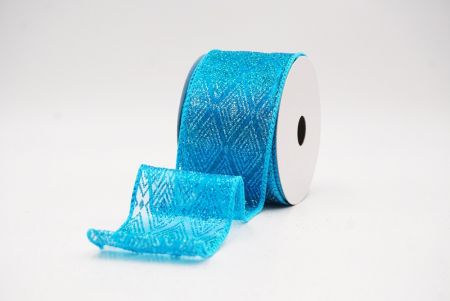 Cæruleus Luminis Glitter Diamond Nativitatis Filum Ribbons_KF9988GC-12-213