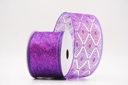 Purpureus Glitter Diamond Nativitatis Filum Ribbons_KF9988GC-34-34